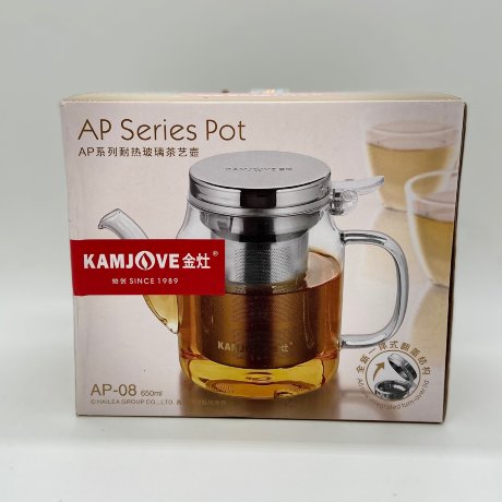 Чайник стекляный Типот Kamjove AP-08, 650 мл