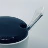 Кружка с крышкой и металлической ложкой "Кактус"