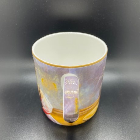Кружка 0,38 л "За чашкой кофе" костяной фарфор