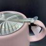 Чайник фарфоровый "Оттенки" 1200 мл розовый 