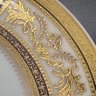 Чашка с блюдцем "Елизавета" костяной фарфор 200мл 