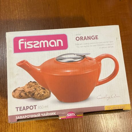 Чайник FISSMAN "Orange" 0,85л  керамика